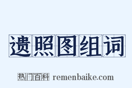 遗照图组词是什么意思的图片